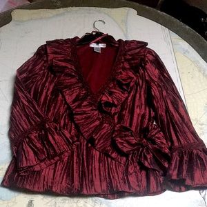 Holiday party blouse